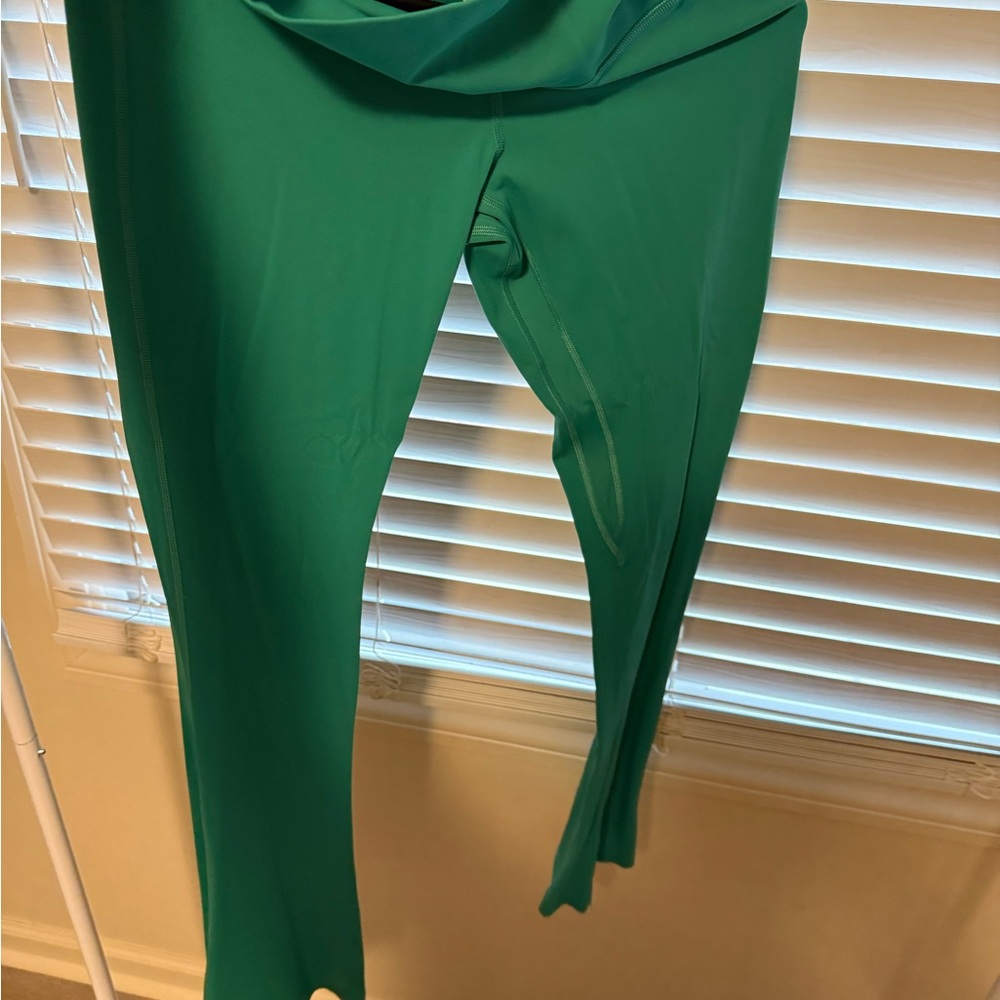 Greenish/Blueish Lululemon Flare Leggings